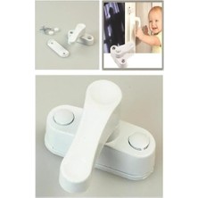 SÜS Çekmeli Kilit Plastik Pencere Emniyet Kilidi,güvenlik Emniyet Kilidi (5 Adet) Beyaz Renk