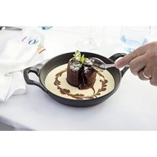 SÜS Toz Istiflenebilir Fırın Kabı, Yuvarlak (16 Cm, 0,4 L Içerisinde Bulunan Mat Siyah Kaplı Tepsi Ile) Grafit Grisi