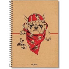 SÜS A4 Defter Düz 200 Syf Köpek Eco