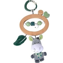 SÜS 100005880, Eichhorn Baby Hipp, Sallamalı Oyuncak, Halkalı ve Çıngıraklı, Peluş Eşek Figürlü