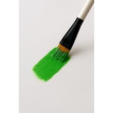 SÜS Resim Fırça Seti Akrilik Yağlıboya Düz Uçlu 6 Parça