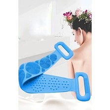 SÜS Banyo Duş Sırt Kesesi Çift Taraflı Silikon Lifi Fırçası 70 cm