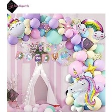 SÜS Karakterli Temalı Iyi Ki Doğdun Makaron Balon Doğum Günü Parti Kutlama Seti BMCNM514