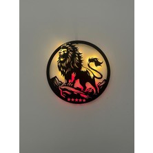 Zuzuca Store Galatasaray Yeni Sezon 5 Yıldızlı Aslan Duvar Dekorasyon