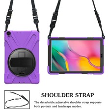 Newface Samsung Galaxy T510 Tab A 10.1 Kılıf Amazing Tablet Kapak - Mor