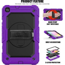 Newface Samsung Galaxy T290 Tab A 8 Kılıf Pars Tablet Kapak - Mor