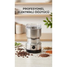 Buğz Kahve ve Baharat Öğütücü Makine Paslanmaz Çelik Ergonomik Kullanım