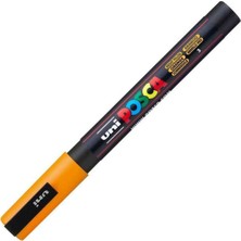 Uni-Ball Markör Boyama Kalemi Posca Su Bazlı Poster 0.9-1.3 Su Bazlı Poster Markörü Parlak Sarı N Pc-3M (6 Lı Paket)