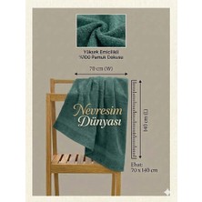 Buğz Nevresim Dünyası Prime Havlu 70X140 Yeşil