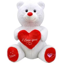 1028B Sevimli Ayı Beyaz 80 cm