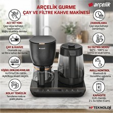 Arçelik  Gurme Otomatik Çay & Filtre Kahve Makinesi + Dijital Mutfak Tartısı Hediye