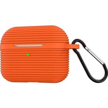 Newface Airpods Pro 3 (3.nesil) Raven Silikon Kılıf - Turuncu