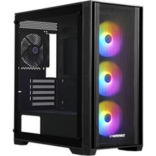 Tuba Toptaş Enermax Starryfort SF21 600W 80+ Temperlı Cam Siyah Usb3.0 Gamıng Atx Kasa