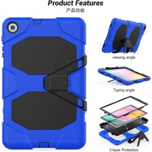 Newface Samsung Galaxy T510 Tab A 10.1 Kılıf Griffin Tablet Kapak - Mavi