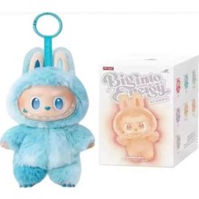 Pelüş Burada Mavi Labubu Peluş Oyuncak