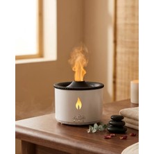 Nuveden Ieg™ Ultrasonik Uçucu Yağ Difüzörü Alev Görünümlü Ortam Nemlendirici