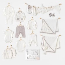 AC25562 Newborn Set Tinny Ships 20'li Hastane Çıkışı Ekru