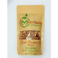 Mutmade Yerli Badem Içi Yeni Mahsul Doğal Çiğ Badem 200 G
