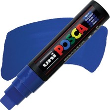 Uni-Ball Posca 15.0 Su Bazlı Poster Boyama Kalemi Markörü Mavi Pc-17K (5 Li Paket)