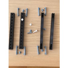 Mady Aksesuar Hazeran Örme Kiti Için 2 Adet Uzatma Esnek Boyut 17CM, 4 Adet