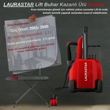 Laurastar Lift Buhar Kazanlı Ütü Kırmızı 2200 Watt Otomatik Kapanma Özellikli Model Original Red