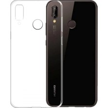 LuxeGem Huawei P20 Lite Kılıf Lüx Şeffaf Silikon