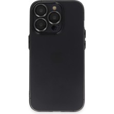 LuxeGem Iphone 13 Pro Max Kılıf Luko Lens Silikon - Siyah