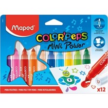  color peps mini jumbo keçeli kalem 12 renk 3154148466123
