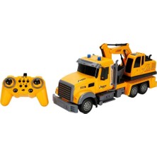 SHC4200 1:12 Sesli Işıklı USB Şarjlı Uzaktan Kumandalı Iş Makinesi 35 cm