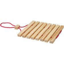 IKEA Halvnabb Nihale, Parlak Kırmızı Çam, 16-32 x 20 Cm.