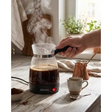 Sb Shopping Cam Cezve Kahve Makinesi 650W Elektrikli 5 Fincan Kapasiteli Türk Kahvesi Makinesi