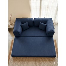 Branna Home Legom Ikili Sünger Koltuk Yatak Olabilen Kanepe Çok Amaçlı Çift Kişilik Aktivite Eco Koltuk 90X180CM