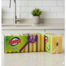 Mintax Oluklu Sünger 5'li 2 Adet