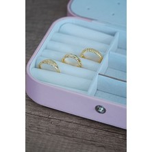 Aksiyon Global Kombin Yüzük Seti 3 Adet Birden Gold Renk