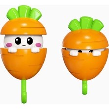 NW NessiWorld Havuç Tasarımlı Otomatik Açılan Yapışkanlı Askı