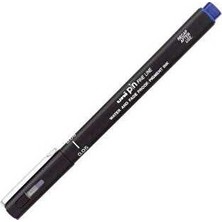 Uni-Ball Çizim Kalemi Akrilik Uçlu Fine Line Pin 0.5 Mm Mavi Pin05-200 (12 Li Paket)