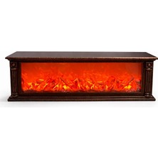 LuxeGem Dekoratif Renk Değiştirmeli Ledli Şömine Lamba Kumandalı ALK4596