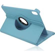 Akinco Ipad Mini 6 Kılıf 360 Tablet Deri Kılıf - Turkuaz