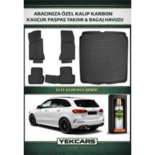 Yek Cars Mercedes W247 2019 Model Karbonlu Kauçuk Paspas Seti ve Alt Bagaj Havuzu