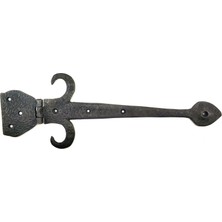 Akinco Antika Tarz Dekoratif Pirinç Kuyruklu Çanak Menteşe - 137X390 Mm, Oksit