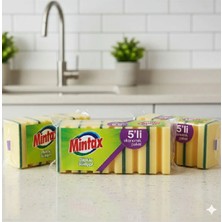 Mintax Oluklu Sünger 5'li 3 Adet