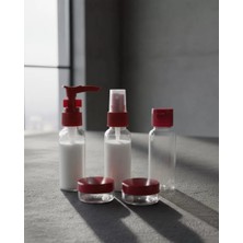 Nuveden Ieg™ 5 Parça Seyahat Dolum Şişesi Seti 30 ml Hafif Tasarım