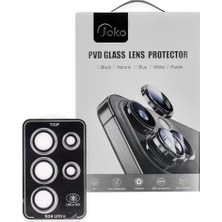 Uravas Store Galaxy S24 Pvd Metal Kamera Lens - Pembe