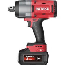 Rotake RTK-2500 1" Kömürsüz Çift Akülü Darbeli Somun Sıkma 2500 Nm