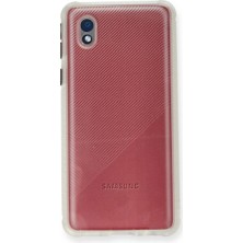 Uravas Store Galaxy A01 Core Kılıf Miami Şeffaf Silikon - Şeffaf