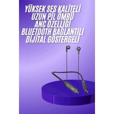 MiraLive Boyun Bantlı Kablolu Yüksek Ses Kaliteli Bluetooth Kulaklık Uzun Pil Ömrü