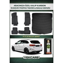 Yek Cars Mercedes W247 2023 Model Karbonlu Kauçuk Paspas Seti ve Üst Bagaj Havuzu
