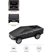 LuxeGem D68 Cyber Model Araba Tasarımlı Bluetooth Hoparlör 15W Güçlü Ses Rgb LED /tws/usb Siyah