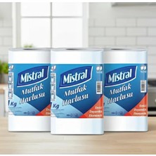 Mistral Perforeli 2 Katlı Kağıt Mutfak Havlu 1 kg 3 Adet