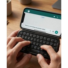 Marsilyan Mini Kablosuz Bluetooth Klavye USB Şarjlı Taşınabilir Klavye